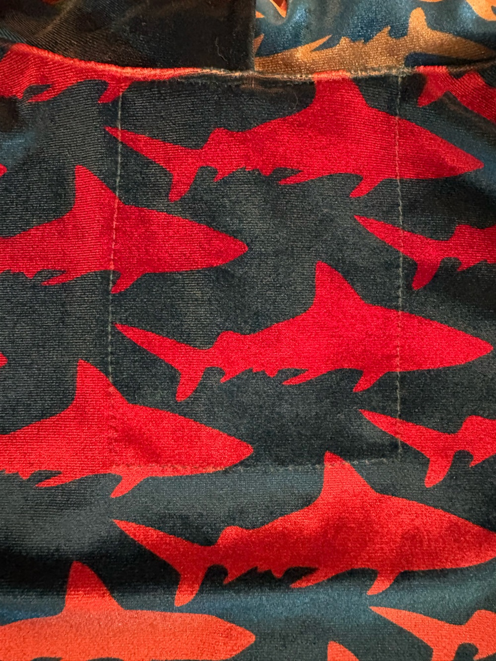 AVIATOR NATION Rare Velour Shark Hoodie size XS - Picture 11 of 12